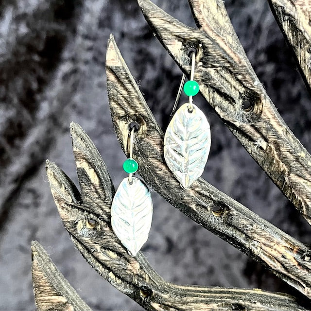 Apple Leaf Earrings