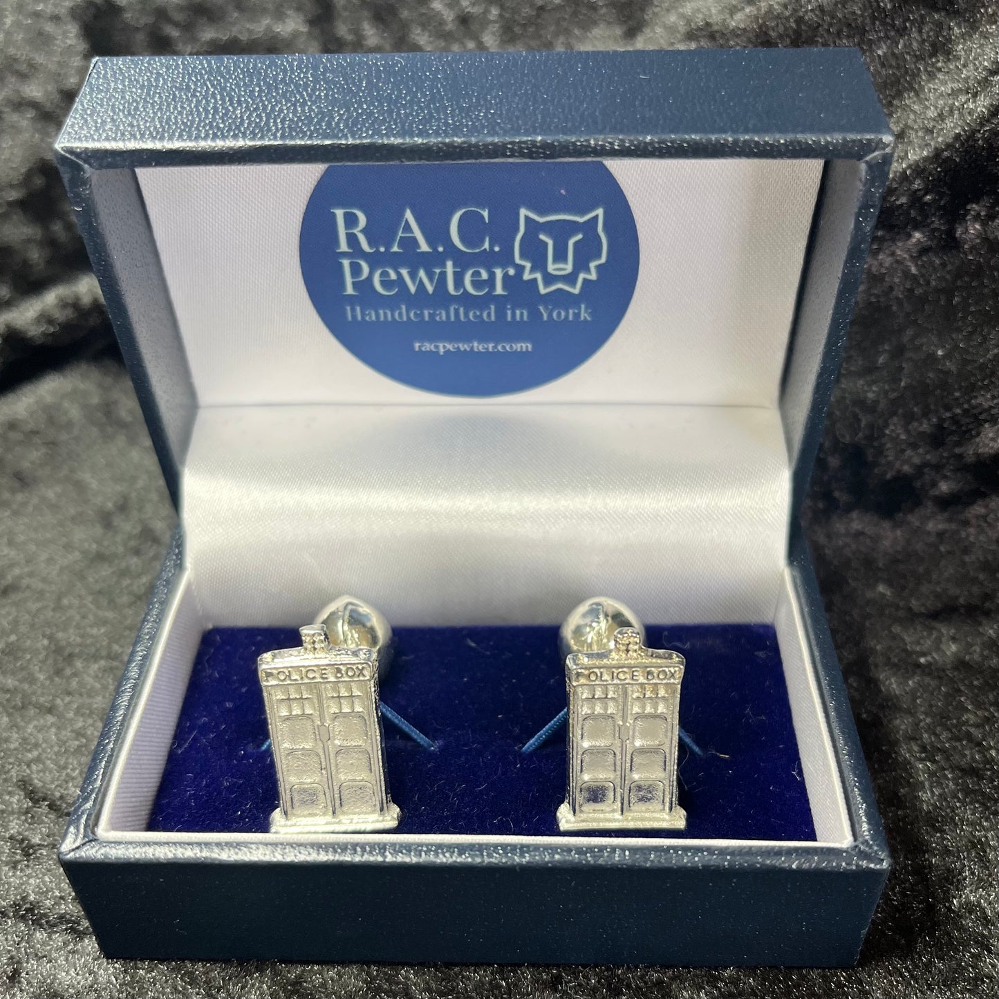 Tardis Pewter Cufflinks