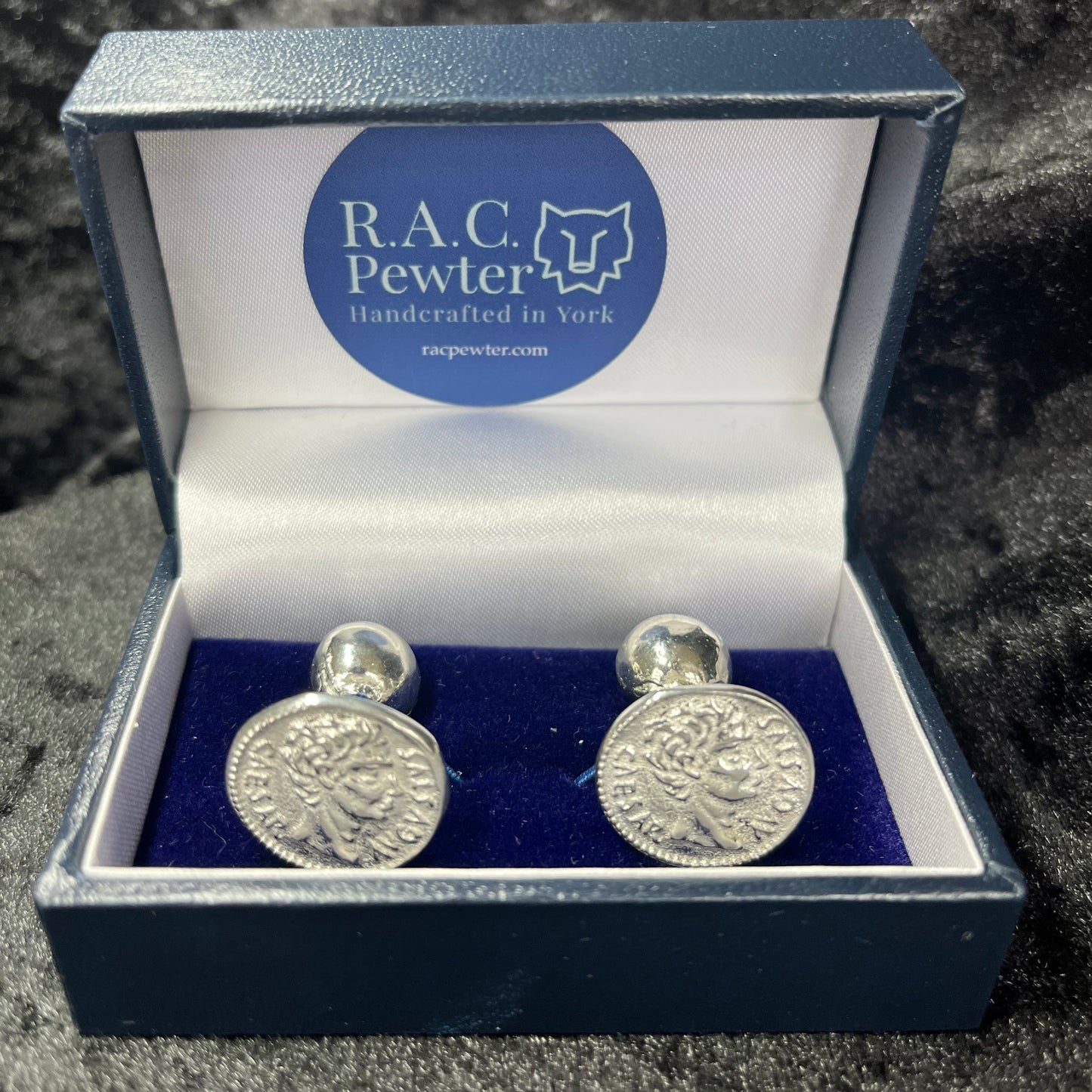 Caesar Augustus Pewter Cufflinks