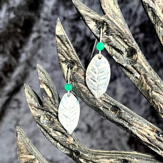 Apple Leaf Earrings