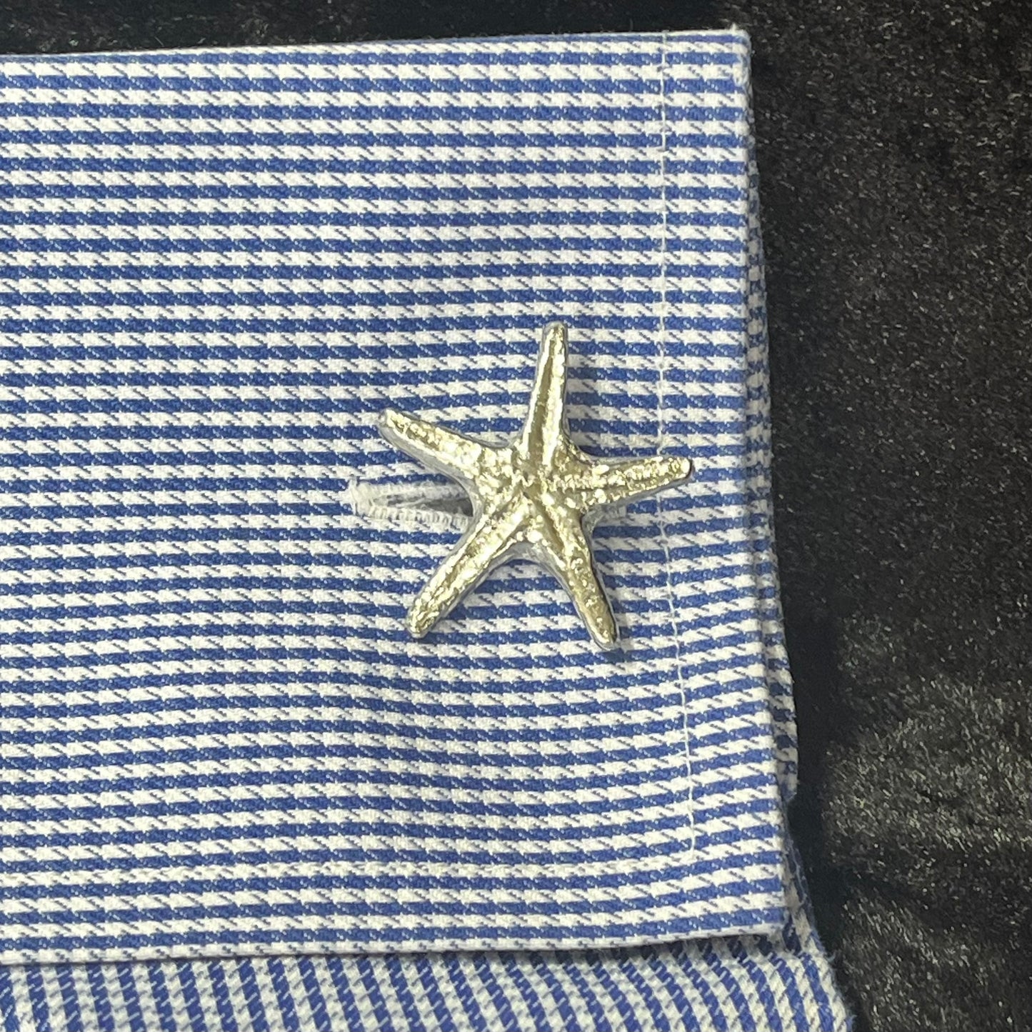 Starfish Pewter Cufflinks