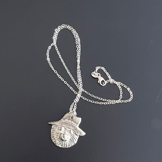 Paddington Bear Pendant on Sterling Silver Chain